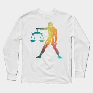 Rainbow horoscope Libra Long Sleeve T-Shirt